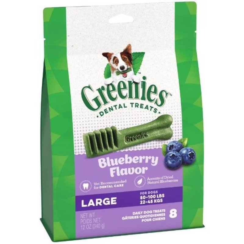 Greenies Large Dental Dog Treats Blueberry - 8 count Greenies Large Dental Dog Treats Blueberry - 8 count