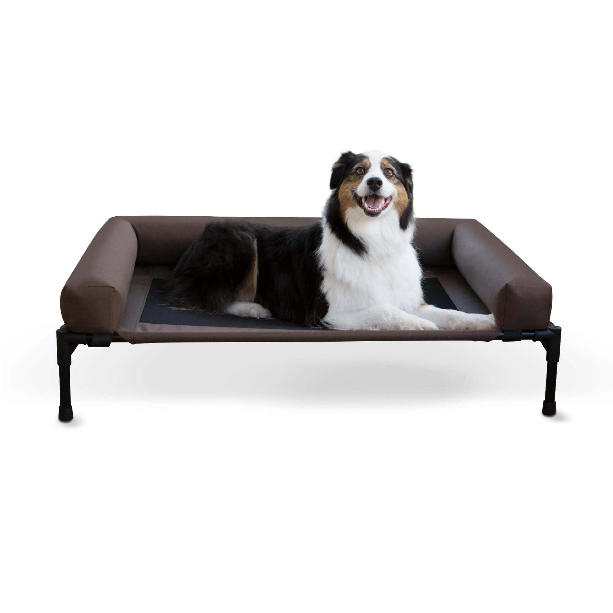 Original Bolster Pet Cot Elevated Pet Bed Chocolate/Black Mesh Large 30 X 42 X 7 Inches Original Bolster Pet Cot Elevated Pet Bed Chocolate/Black Mesh Large 30 X 42 X 7 Inches
